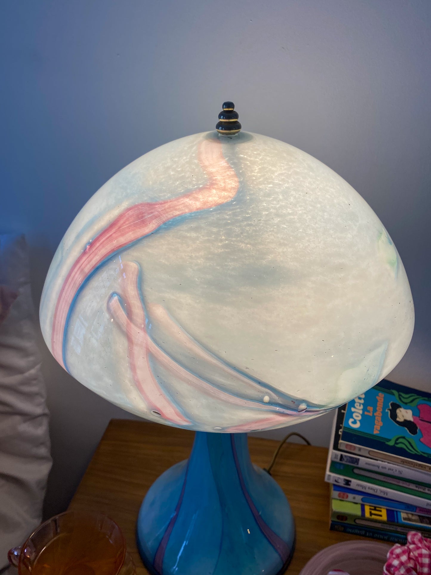 Lampe champignon La Rochère pastel