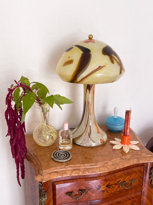 La Rochère pastel mushroom lamp