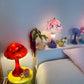 La Rochère pastel mushroom lamp