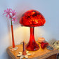 La Rochère pastel mushroom lamp