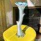 Vase fleur bleue à épines