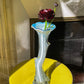 Vase fleur bleue à épines