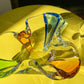 Vide-poches en cristal multicolore