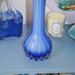 Grand vase fleur bleue